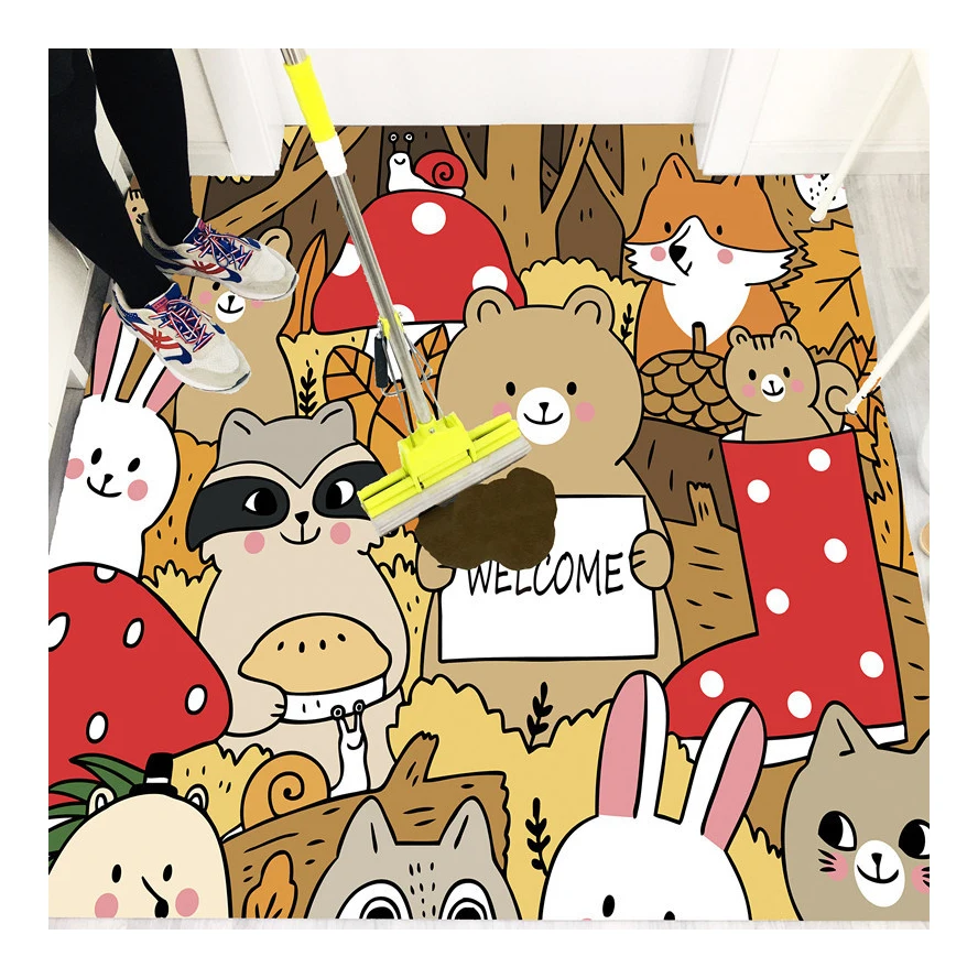 

Home Entrance Door Hall Floor Mat Carpet Rug Anti-Slip Outdoor Indoor Hallway Doormat Mats Carpets Rugs for Child's alfombra
