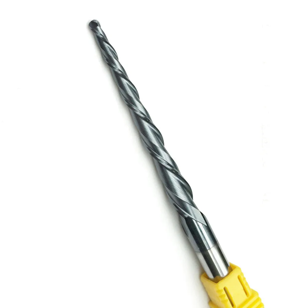 

R1.0xD8x60x100x2F End Mill 2 Flutes Long Flute Ball Nose Tapered Cnc Taper HRC55 Excellent Edging Technology Milling Cutter