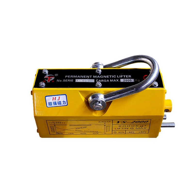 

100/200kg Permanent Magnet Lifter Industrial Powerful Magnetic Lifting Magnet Crane Permanent Magnet Suction Cup