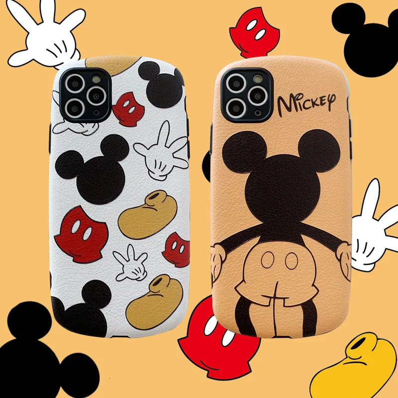 

Disney iPhone 11 Case Mickey Cute Kawaii Protector Cases for iPhone 11 12 Pro Max 7 8 X XS Girl Women