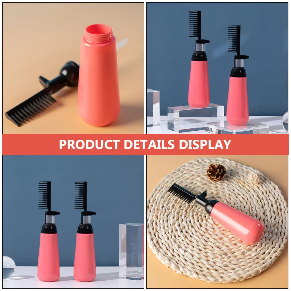 

2pcs Hair Dye Comb Professional Salon Hair Coloring Dispenser Bottle Combs