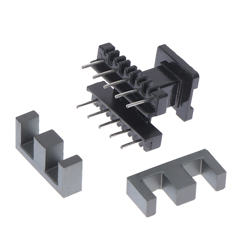5 Sets EE19 5 with 5pin Transformer Bobbin PC40 Ferrite Core Vertical