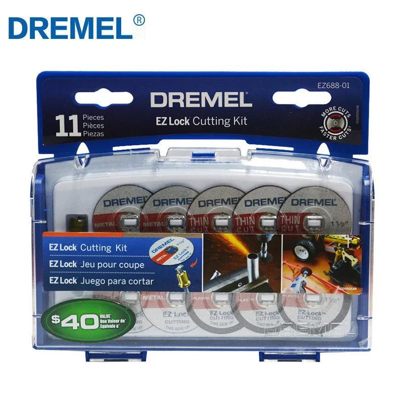 Универсальный Набор Dremel набор аксессуаров для вращающихся инструментов 687-01 686-01