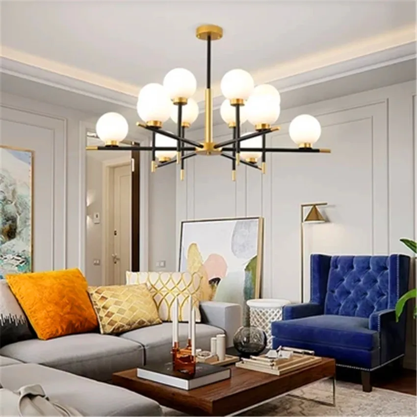 

Скандинавская светодиодная люстра с имитацией дерева, потолочные лампы в скандинавском стиле для гостиной, спальни, ресторана, отеля, декор...