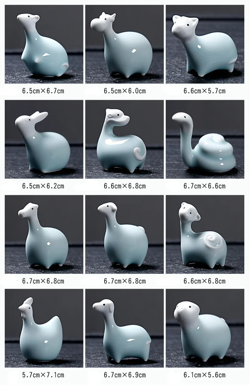 Креативные керамические узоры зодиака Zen для мелких животных настольные