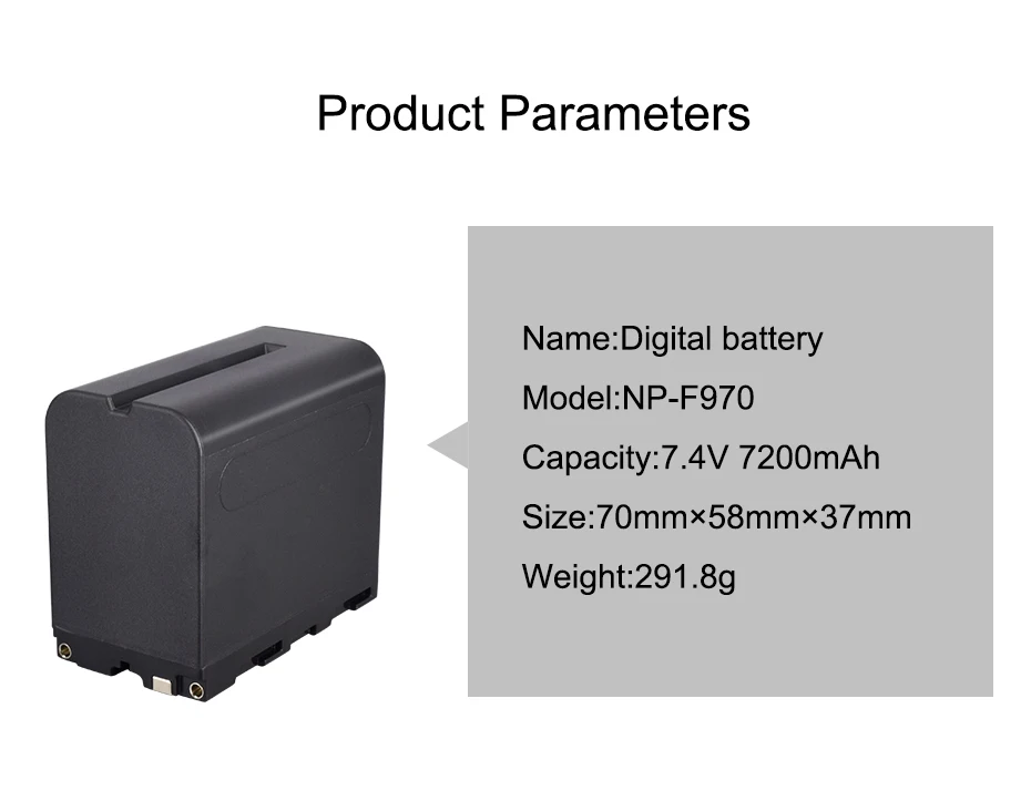 WEIHE 7200 мАч NP F970 NP-F960 Батарея batterias + Сверхбыстрые скорости ЖК-дисплей двойной