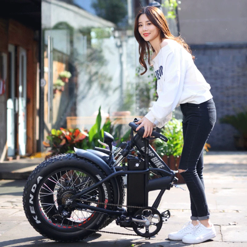 Электрический велосипед складной фэтбайк из алюминиевого сплава с 6 переменными