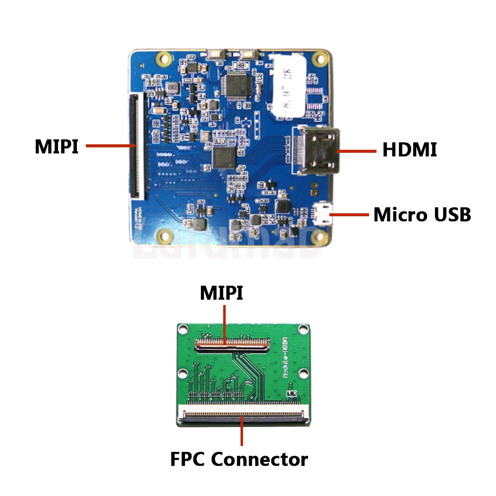 ЖК-дисплей TFTMD089030 для Raspberry Pi 3 3B + 8 9 дюйма с подсветкой 2560 × 1600 HDMI на MIPI | Компьютеры