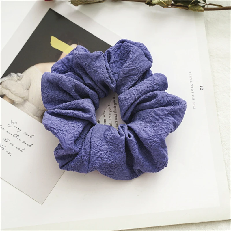 

5Pcs Summer Hair Scrunchies Women Elastic Hair Bands Hair Ties Rope Girls Ponytail Holder Hair Accessories
