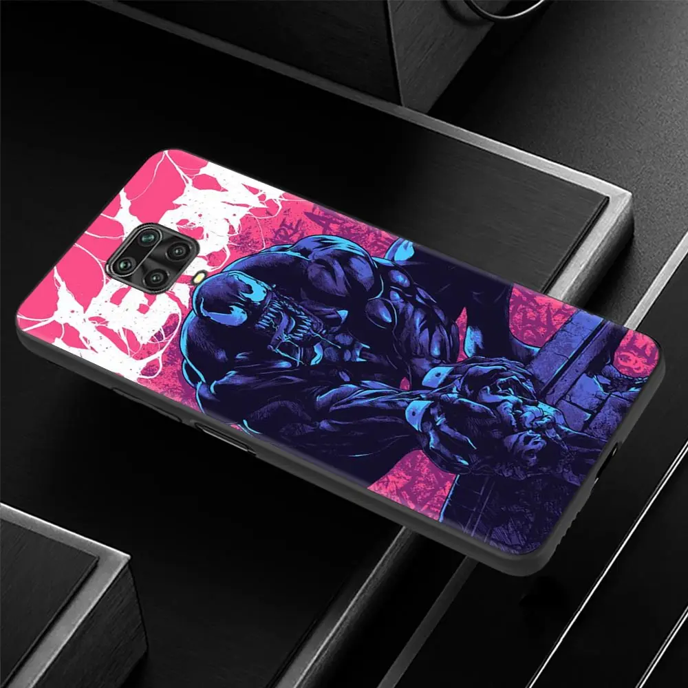 Чехол для Xiaomi Redmi Note 10 9 9S 9T 8 8T 7 Pro Max силиконовый мягкий чехол K40 9A 9C Venom Marvel |