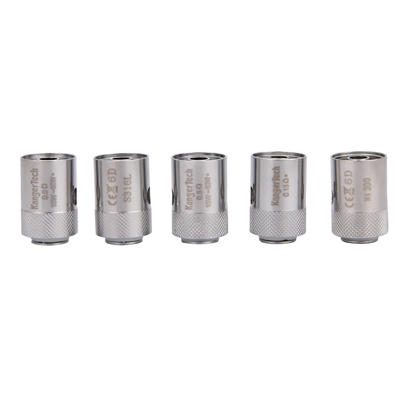5 шт./лот оригинальная катушка Kanger CLOCC 0 Ом 1 и SS316L 15 сменная Ni200 головка для