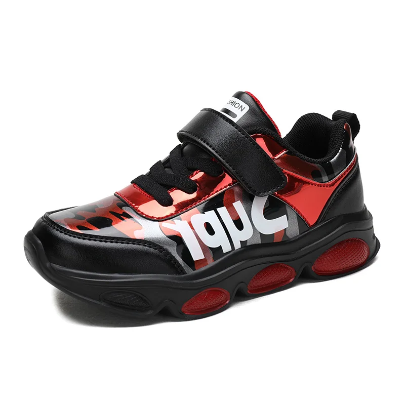 2019 Осенние новые стильные детские кроссовки для мальчиков и девочек уличные