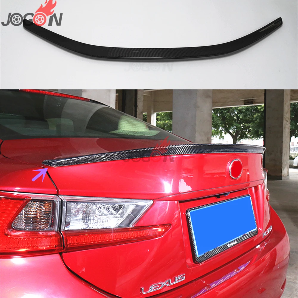 Настоящий спойлер на багажник автомобиля из углеродного волокна крыло для Lexus RC200