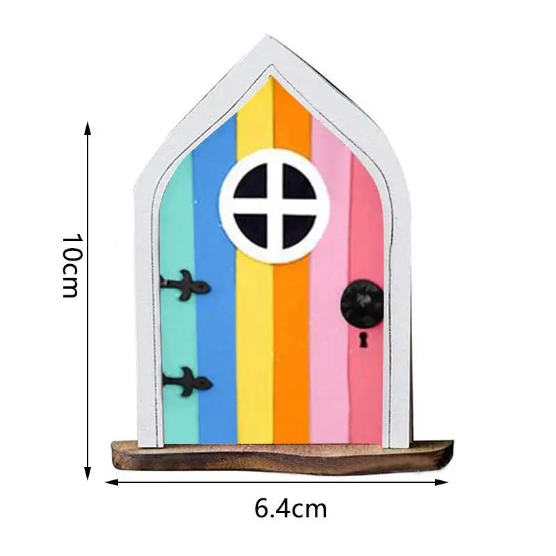 garden fairy gnome elf miniature figurines window door christmas home garden ornaments art sculpture tree house door statue free global shipping