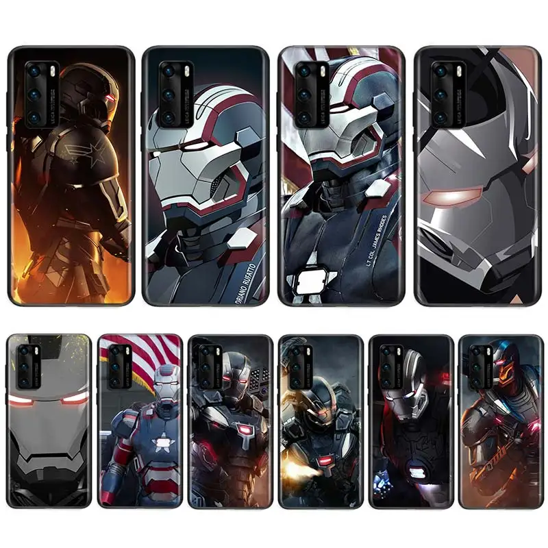 

Marvel Avengers War Machine For Huawei Nova 5i P Smart 2021 2020 Z S Plus Mate 40 RS 30 20 10 Pro Lite 2019 2018 Phone Case