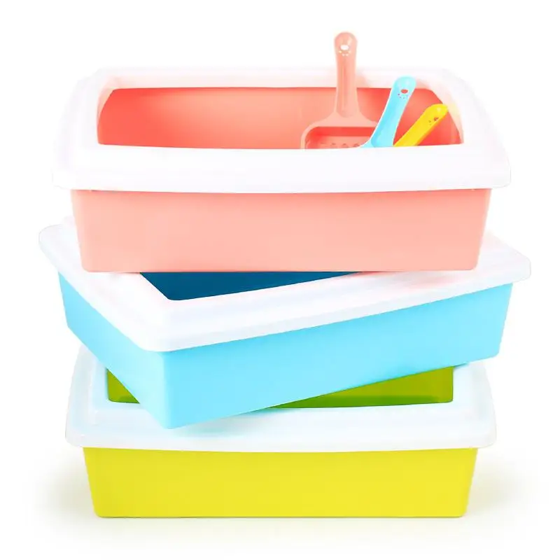 Хоббилан открытая Прямоугольная форма пластиковая кошка котенок pet коробка для