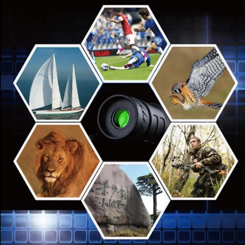

Night Vision 40x60 Monocular Telescope Waterproof Moisture-proof Hunting Camping Hiking Telescope For Camping Travel