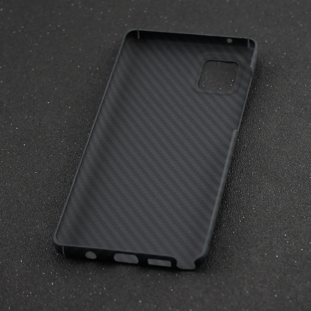 

Aramid Fiber Phone Case for Samsung Galaxy Note10 Lite Note 10 Minimalist Protective Shell Cover Ultra Thin Carbon Fiber Cases