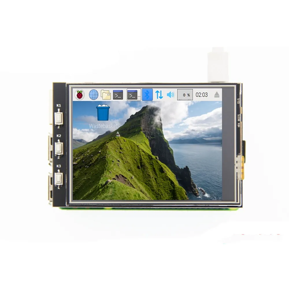 Taidacent Smooth Gaming Video Touch Screen Hvga 240x320 3.2 Tft Lcd Shield Tft Monitor Raspberry Pi 3.2 Inch rpi Display