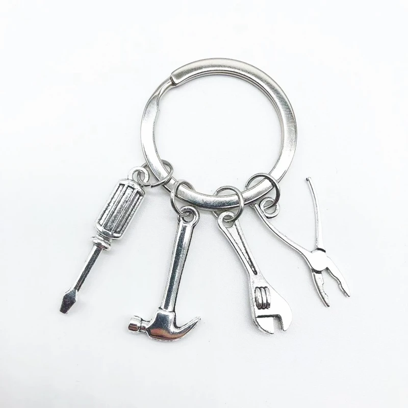 Модный новый мини топор ключ Отвертка пила плоскогубцы брелок креативный кулон