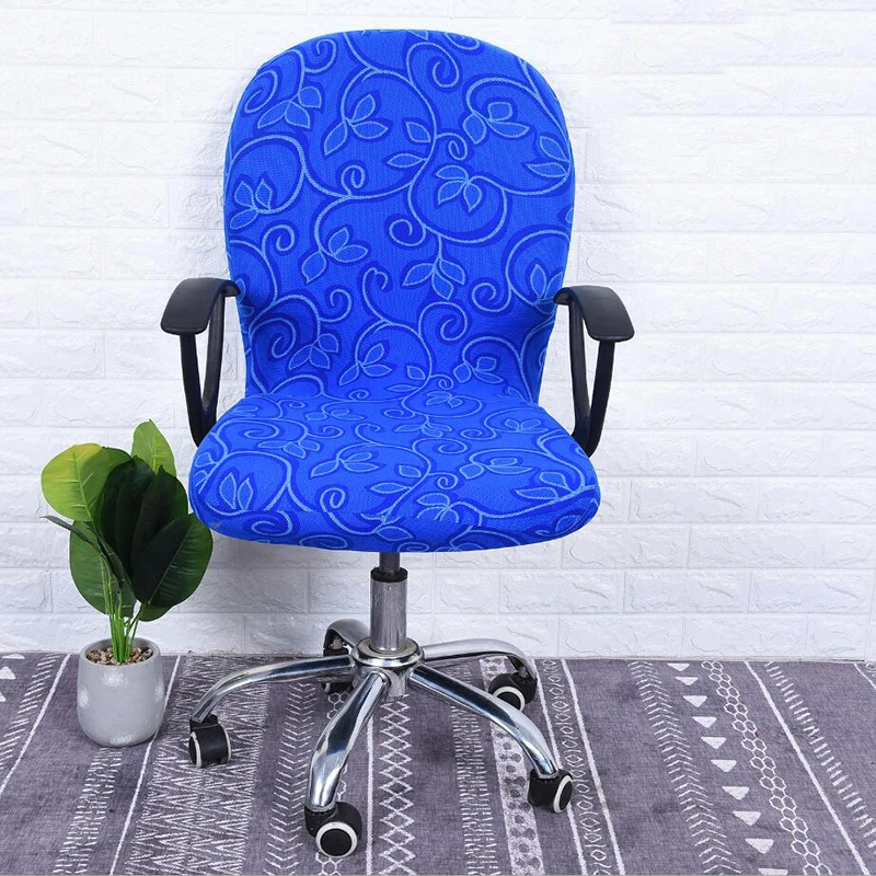 style8 New Arrival Stretch Seat Arm Chair Cover Elastic Office Chair Cover Spandex Chair Slipcover Seat Cover for Computer Chair Case - Цвет: style8