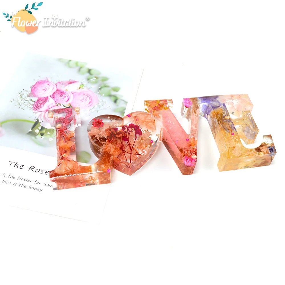 Сделай сам с надписью LOVE алфавит для торта эпоксидная смола форма силиконовые