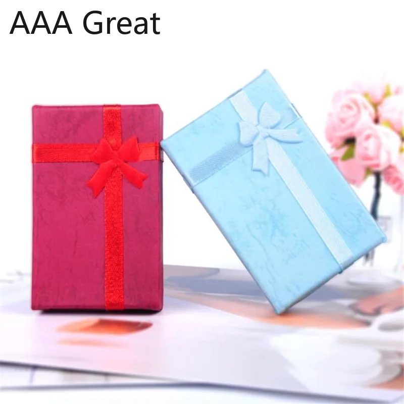 Подарочная коробка 10 шт./лот коробки для ювелирных изделивечерние упаковочные