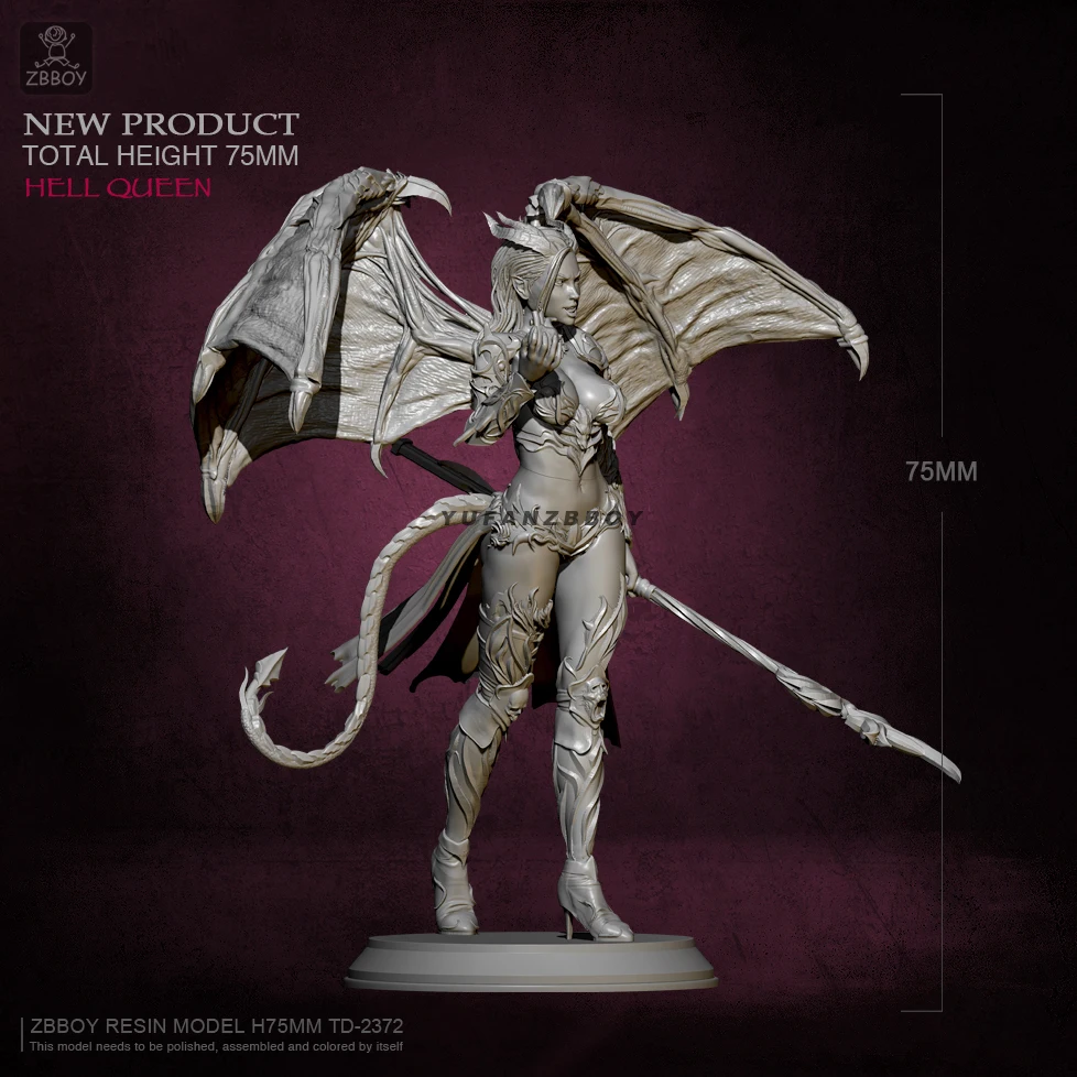 Наборы моделей из смолы 75 мм фигурка королевы самосборные TD-2372 | Игрушки и хобби