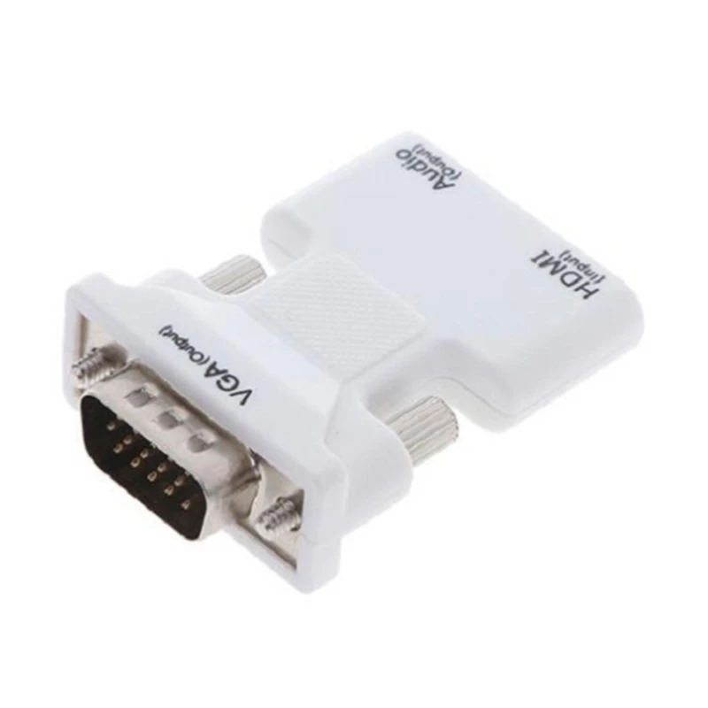 

J60A VGA to Adapter Converter with Audio, Male VGA in Female Adapter