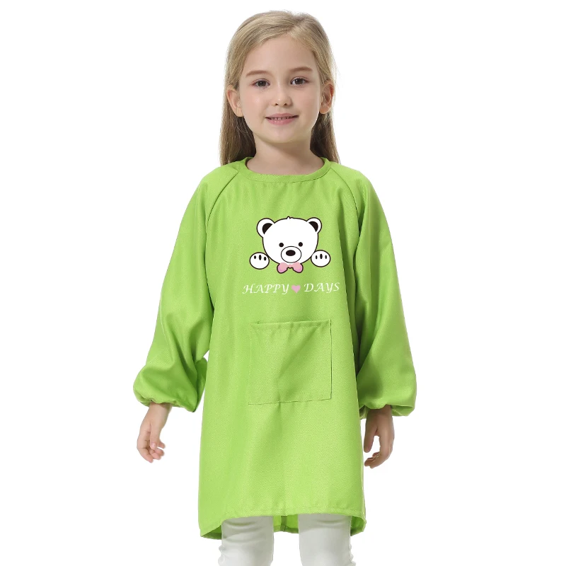 Детская непромокаемая одежда из полиэстера с длинными рукавами для детского