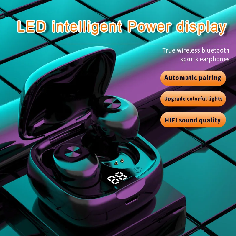 

XG8 TWS Bluetooth earphone Sport Earphones Wireless Headset IPX7 Waterproof Deep Bass Earbuds True Wireless Stereo Headphone