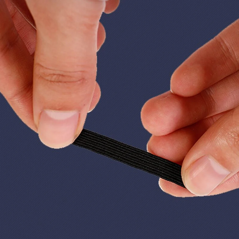 6 мм 10 ярдов/партия высокоэластичная швейная эластичная лента отделка ткань DIY