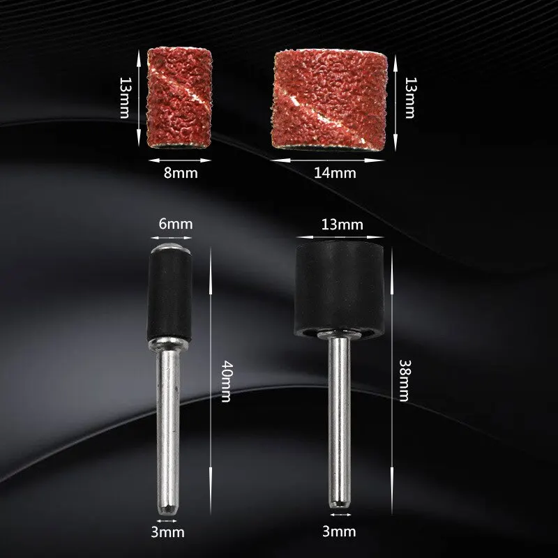 Набор шлифовальных втулок 100 шт. шлифовальная наждачная бумага круг шлифовальные