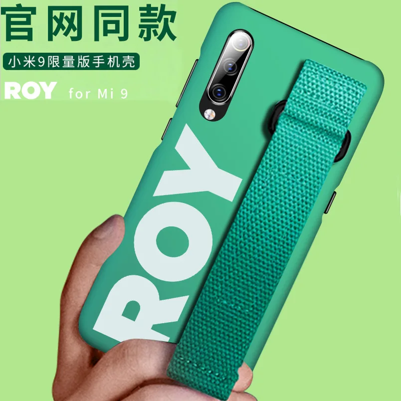Официальный жесткий чехол из поликарбоната для xiaomi redmi note 8 pro ремешок на запястье