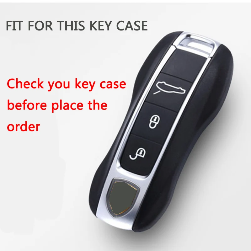 PC + TPU чехол для ключа автомобиля Porsche Cayenne Macan 911 Boxster Cayman Panamera key case Аксессуары