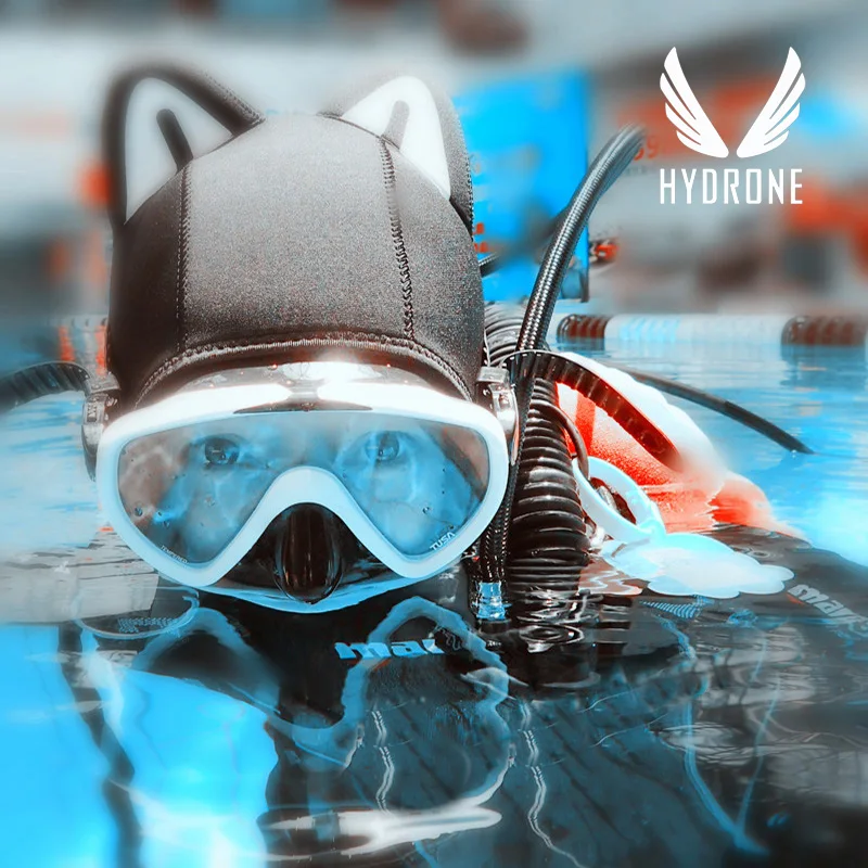 Маска для подводного плавания 3 мм неопреновое оборудование дайвинга кошек