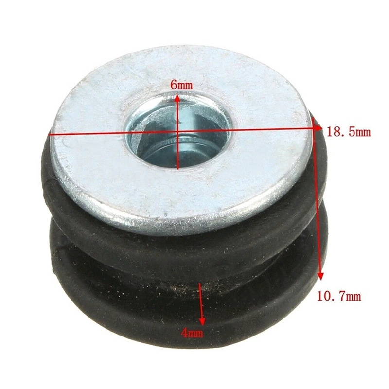 

20PCS Motorcycle Rubber Grommet Bolt Pressure Relief Cushion Kit Replacement for Honda Yamaha Suzuki Kawasaki Fairing