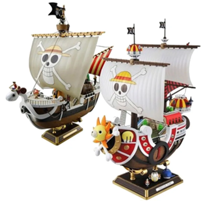 one piece anime statue thousand sunny going merry 2 years later pirate ship action figure pvc model toys collector birthday gift free global shipping