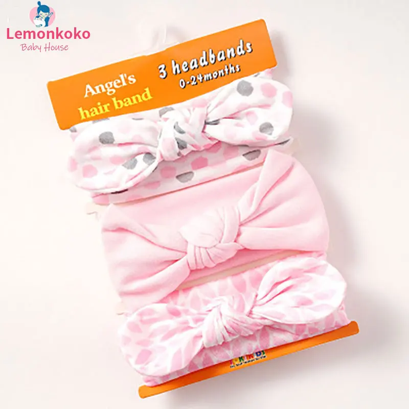 Детский головной убор Lemonkoko 3 шт. повязка на голову для девочек детские
