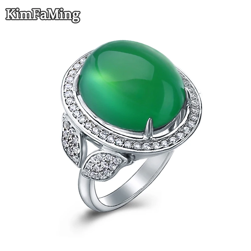 Нефрита Настоящее серебро кольца из натурального камня ювелирные украшения для