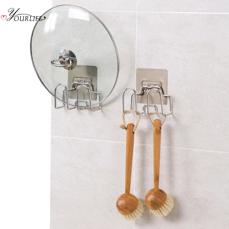 Настенный держатель крышки кастрюли OYOURLIFE из нержавеющей стали