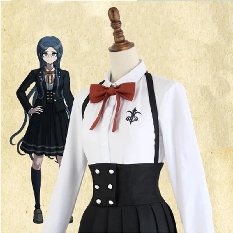 Аниме Danganronpa V3 Shirogane Tsumugi Оригинальная версия JK униформа косплей костюм женские