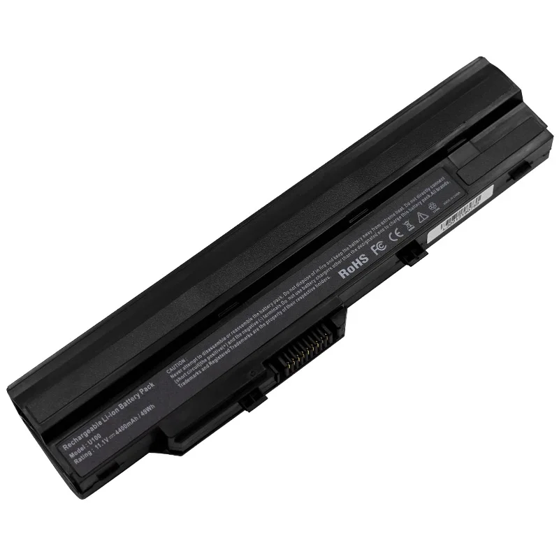Батарея для ноутбука MSI Wind U100 U90 14L-MS6837D1 3715A-MS6837D1 6317A-RTL8187SE черная 6 ячеек | Компьютеры