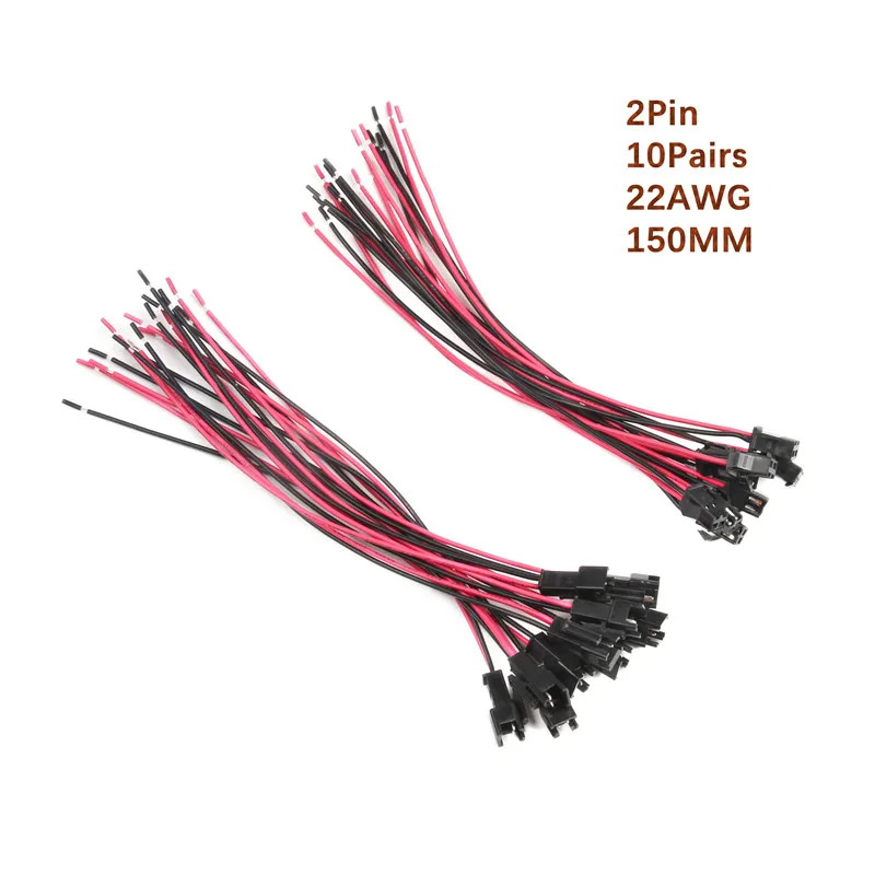 5/10 пар коннектор JST SM 150 мм 2/3/4/5/6/7/8/9/10 контактов 22AWG набор коннекторов контакты