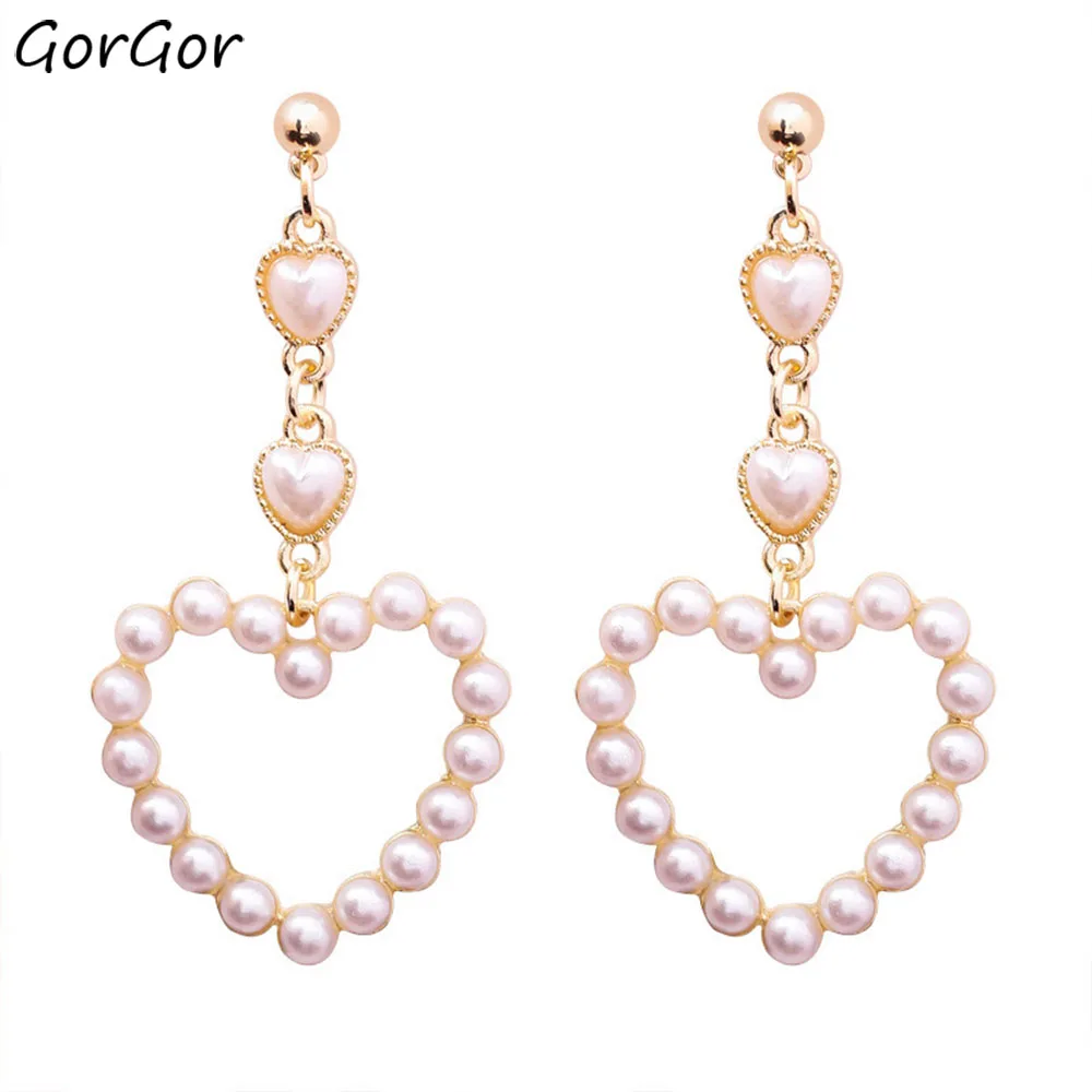 

Женские серьги-подвески с жемчугом, EZ-828