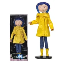 18cm Coraline The Secret Door Coraline y la Puerta Secreta Raincoat Take Off Action figure Toys Doll Christmas Gift