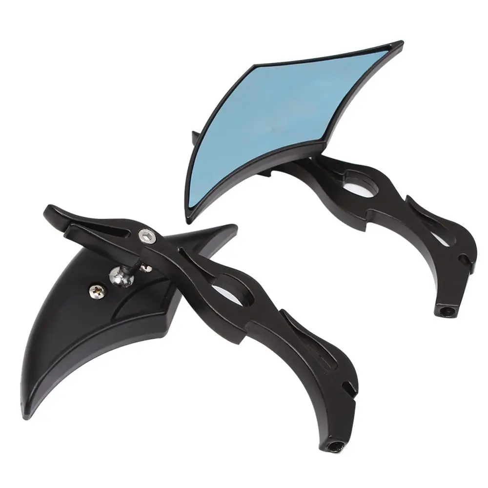 

Универсальные мотоциклетные черные боковые зеркала заднего вида 8/10 мм, поплавок лезвия для Honda Yamaha Suzuki Kawasaki