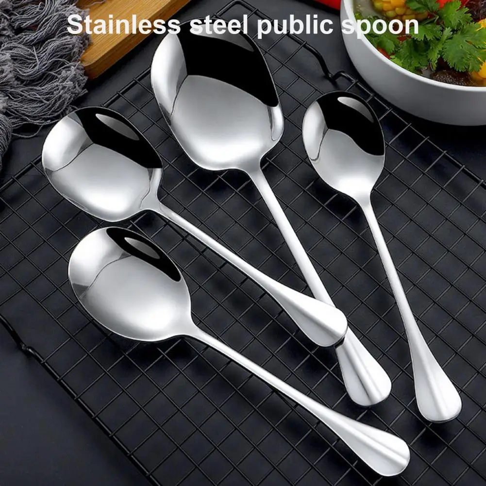 

Anti-deform Lightweight Banquet Style Serving Spoon Supplies for Office