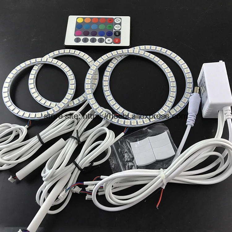 HochiTech с несколькими цветами RGB Цвет светодиодный Ангельские глазки гало кольца