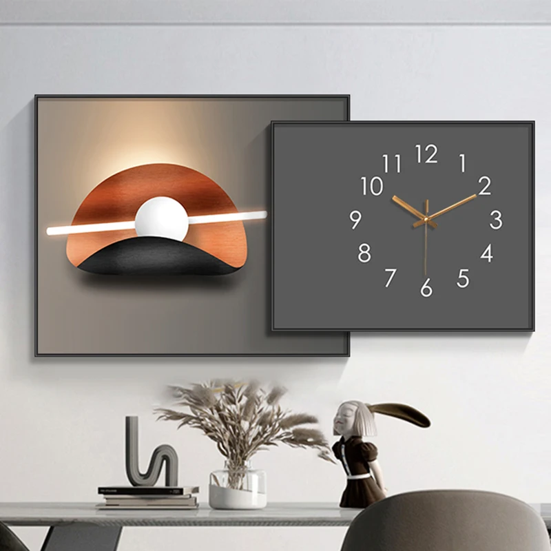 

Nordic Wall Clock Industrial Design Oversized Silent Minimalist Wall Clock Room Decor Aesthetic Duvar Saatleri Decoration HX50NU